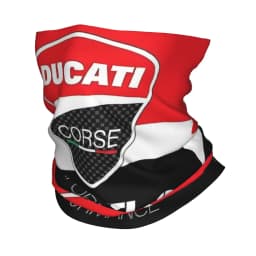 Custom Ducatis Motorcycle Bandana Neck Warmer Men Women Winter Hiking Ski Scarf Gaiter Racing Team Face Cover