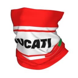 Custom Ducatis Motorcycle Bandana Neck Warmer Men Women Winter Hiking Ski Scarf Gaiter Racing Team Face Cover