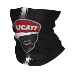 Custom Ducatis Motorcycle Bandana Neck Warmer Men Women Winter Hiking Ski Scarf Gaiter Racing Team Face Cover