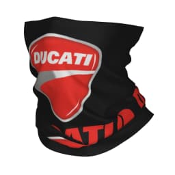 Custom Ducatis Motorcycle Bandana Neck Warmer Men Women Winter Hiking Ski Scarf Gaiter Racing Team Face Cover