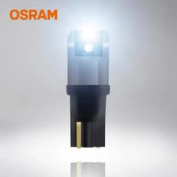 OSRAM LED T10 6000K W5W 194 LEDriving SL Advance 6000K White Car Reading Bulbs Door Lamps Interior Light 12V 1.5W 2980CW, Pair