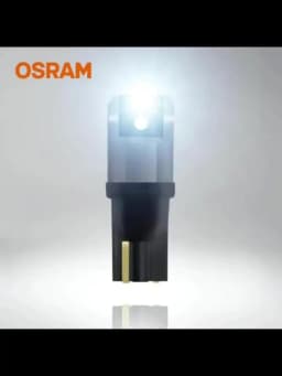 OSRAM LED T10 6000K W5W 194 LEDriving SL Advance 6000K White Car Reading Bulbs Door Lamps Interior Light 12V 1.5W 2980CW, Pair