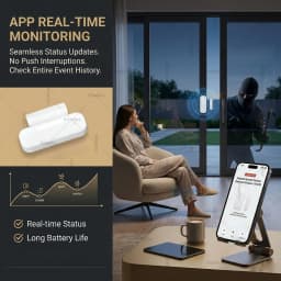 Tuya Zigbee Door Sensor Window Open Closed Detector Smart Home Security Protection Alarm System Works with Home Assistant Z2MQTT