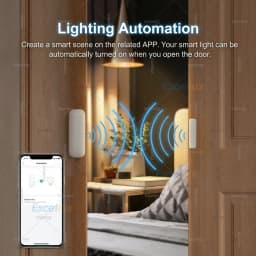 Tuya Zigbee Door Sensor Window Open Closed Detector Smart Home Security Protection Alarm System Works with Home Assistant Z2MQTT