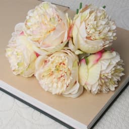 5Big Heads 11cm Diameter Rose Pink Peony Artificial Flowers Bouquet Fake Flower for Home Bride Wedding Decoration Marriage Decor