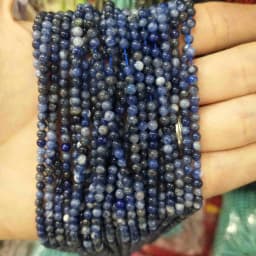 Wholesale 3MM Natural Stone Beads Amethysts Lapis Lazuli Agates Beads For Jewelry Making Charm DIY Bracelet Necklace Material