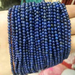 Wholesale 3MM Natural Stone Beads Amethysts Lapis Lazuli Agates Beads For Jewelry Making Charm DIY Bracelet Necklace Material