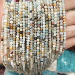 Wholesale 3MM Natural Stone Beads Amethysts Lapis Lazuli Agates Beads For Jewelry Making Charm DIY Bracelet Necklace Material