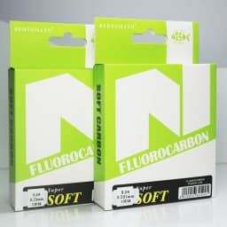 100M Leader Fishing Line100% Fluorocarbon Fishing Line Pure Fluorocarbon Fly Fishing Fast Sinking Carbon Shock Leader