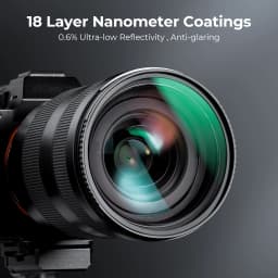 K&F CONCEPT 37-105mm UV Filter Lens MC Ultra Slim Optics with Multi Coated Protection 37mm 49mm 52mm 58mm 62mm 67mm 77mm 82mm