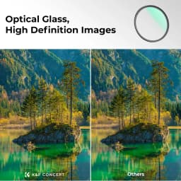 K&F CONCEPT 37-105mm UV Filter Lens MC Ultra Slim Optics with Multi Coated Protection 37mm 49mm 52mm 58mm 62mm 67mm 77mm 82mm