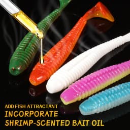 Supercontinent Impact Ring Shad Fishing Lure Soft 63mm 80mm 97mm Plastics Baits Swimbait Jigging Lure Artificial Baits