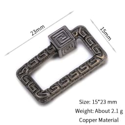 Neckalce Bracelet Clasp Supplies Handmade Fastener Carabiner Screw Clasps Accessories For Luxury Needlework Diy Jewelry Making