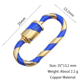 Neckalce Bracelet Clasp Supplies Handmade Fastener Carabiner Screw Clasps Accessories For Luxury Needlework Diy Jewelry Making