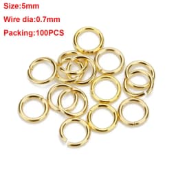 1Box 3-10mm Mixed Stainless Steel Open Jump Rings Split Rings Connectors For Diy Jewelry Making DIY Necklace Crafts Accessories