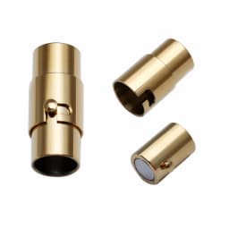 Louleur Strong Stainless Steel Magnetic Clasps Jewelry Clasps For Leather Cord Bracelet Connectors End Clasp For Jewelry Making
