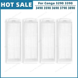 Compatible For Cecotec Conga 3290 3390 3490 3590 3690 3790 3890 Ultra Titanium Vital Parts Main Side brush Hepa Filter Mop Rag