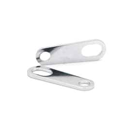 2PCS Universal Motorcycle Turn Signal Lights Brackets Motorbike Indicator Lamps Holder Fork Lamp Mount Clamps Metal Accessories