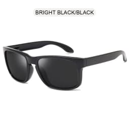 Classic Fashion Square Polarized Sunglasses Men Vintage Plastic Male Sun Glasses Women Stylish Black Outdoor Sports Shades UV400