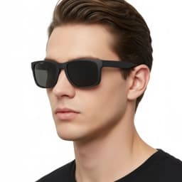 Classic Fashion Square Polarized Sunglasses Men Vintage Plastic Male Sun Glasses Women Stylish Black Outdoor Sports Shades UV400