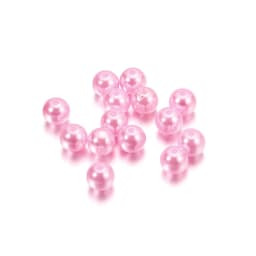 10-1000pcs/lot 3-20mm Straight Holes Acrylic Imitation Pearl Beige Bracelet Round Beads For DIY Craft Jewelry Making Supplies