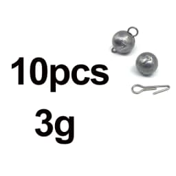 OBSESSION A020 3g-21g Fishing Cheburashka Sinker Fishing Accesories Jig Round Head Bullet Weight Soft Lure Connector Texas Group