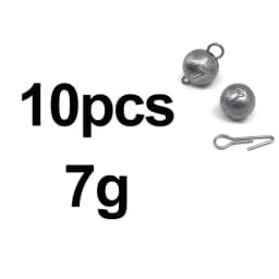 OBSESSION A020 3g-21g Fishing Cheburashka Sinker Fishing Accesories Jig Round Head Bullet Weight Soft Lure Connector Texas Group