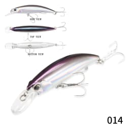 D1 Sea Minnow Heavy Sinking Lure 92mm 49g 110mm 60g Rocks & Beach Hard Bait Tuna Wobblers Carp Pike With Treble Hooks DT5005