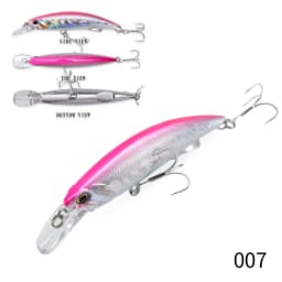 D1 Sea Minnow Heavy Sinking Lure 92mm 49g 110mm 60g Rocks & Beach Hard Bait Tuna Wobblers Carp Pike With Treble Hooks DT5005