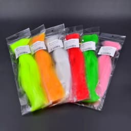 2bag/pack Streamers Fiber Fly Tying Material Clouser Minnow Baitfish 9.8inch Creative Glistening Fiber Easy Shaping Fly Bodies