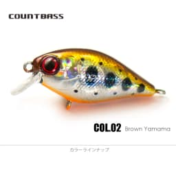 COUNTBASS Crank Hard Body Diver Fishing Lure 36mm 4g Diving Depth 0.4-1.2m Crankbait Wobblers Freshwater Hardbait  Angler's Lure
