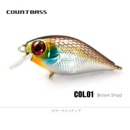 COUNTBASS Crank Hard Body Diver Fishing Lure 36mm 4g Diving Depth 0.4-1.2m Crankbait Wobblers Freshwater Hardbait  Angler's Lure