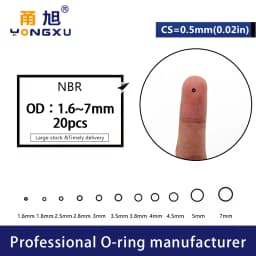 Nitrile Rubber 50PCS/Lot Black NBR Thickness CS0.3/0.4/0.5/0.6/0.7/0.8/0.85mm ORing Gasket Waterproof Small Watch Ring