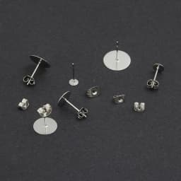 100-200pcs Stainless Steel Blank Post Flat Earring Stud Base Pins Earrings Earplug For DIY Earrings Jewelry Making Accessories
