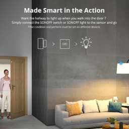 1-10 PCS Itead SONOFF DW2 RF Door Window Alarm Sensor Wireless Magnetic Door Detector Anti-Theft Alarm Smart Home Security