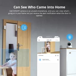 1-10 PCS Itead SONOFF DW2 RF Door Window Alarm Sensor Wireless Magnetic Door Detector Anti-Theft Alarm Smart Home Security