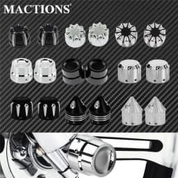Motorcycle 29mm Front Axle Nut Cover Cap Bolt For Harley Sportster XL883 1200 Touring Wide Glide Dyna Fat Bob Softail Dyna VRSC