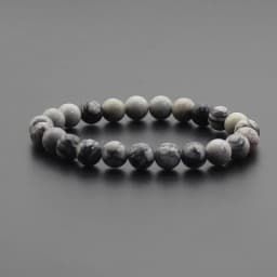 Beaded Bracelet 8mm Natural Stone Beads Black Onyx Lava Tiger Eye Agate Quartz Healing Energy For Women Men Yoga Chakra Jewelry