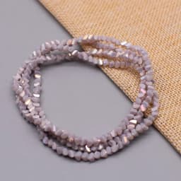 Yanqi 38 Color High quality Triangle Crystal Beads 4mm 130pcs Loose Crystal Glass Beads For Jewelry Making DIY Earring Necklace