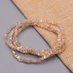 Yanqi 38 Color High quality Triangle Crystal Beads 4mm 130pcs Loose Crystal Glass Beads For Jewelry Making DIY Earring Necklace