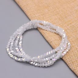 Yanqi 38 Color High quality Triangle Crystal Beads 4mm 130pcs Loose Crystal Glass Beads For Jewelry Making DIY Earring Necklace