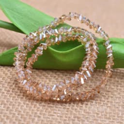 Yanqi 38 Color High quality Triangle Crystal Beads 4mm 130pcs Loose Crystal Glass Beads For Jewelry Making DIY Earring Necklace