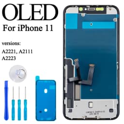 100% Tested Lcd For iPhone 11 Display 3D Touch Screen Replacement with Metal Frame Full FHD Durable Easy to Install Factory Lcd