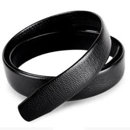 Brand No Buckle 3.5cm Wide Genuine Leather Automatic Belt Body Strap Without Buckle Belts Men Good Quality Belts 140 150 160cm