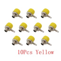 4mm Banana Socket Binding Post Connector 4mm Banana Female Jack Terminal DIY Test Plug Adapter Red Black Green Yellow Blue