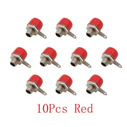 4mm Banana Socket Binding Post Connector 4mm Banana Female Jack Terminal DIY Test Plug Adapter Red Black Green Yellow Blue