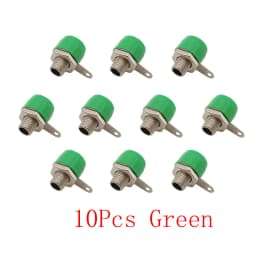 4mm Banana Socket Binding Post Connector 4mm Banana Female Jack Terminal DIY Test Plug Adapter Red Black Green Yellow Blue