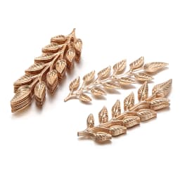 10/20pcs Gold Matal Leaf Charm 19x64mm Pendants for Hair Sticks Accessories Jewelry Making Necklace Findings Handmade Craft DIY