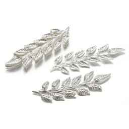 10/20pcs Gold Matal Leaf Charm 19x64mm Pendants for Hair Sticks Accessories Jewelry Making Necklace Findings Handmade Craft DIY