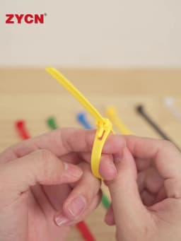 20pcs Plastic Reusable Cable Zip Ties 8*200/250/300/450 Releasable Nylon Adjust Loose Slipknot Recycle Detachable Bundle 5*200